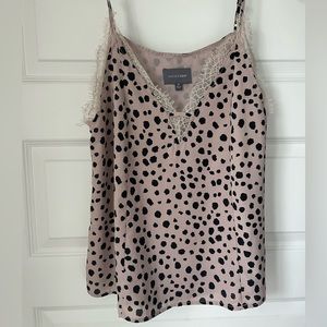 Hudson Gray Tank Top Women’s Tope Pink and Black